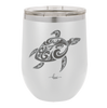 Sea Turtle Tribal - Laser Engraved Stainless Steel Drinkware - 1104 -