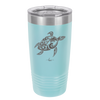 Sea Turtle Tribal - Laser Engraved Stainless Steel Drinkware - 1104 -