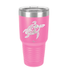 Sea Turtle Tribal - Laser Engraved Stainless Steel Drinkware - 1104 -