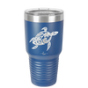 Sea Turtle Tribal - Laser Engraved Stainless Steel Drinkware - 1104 -