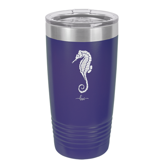 Seahorse - Laser Engraved Stainless Steel Drinkware - 1107 -