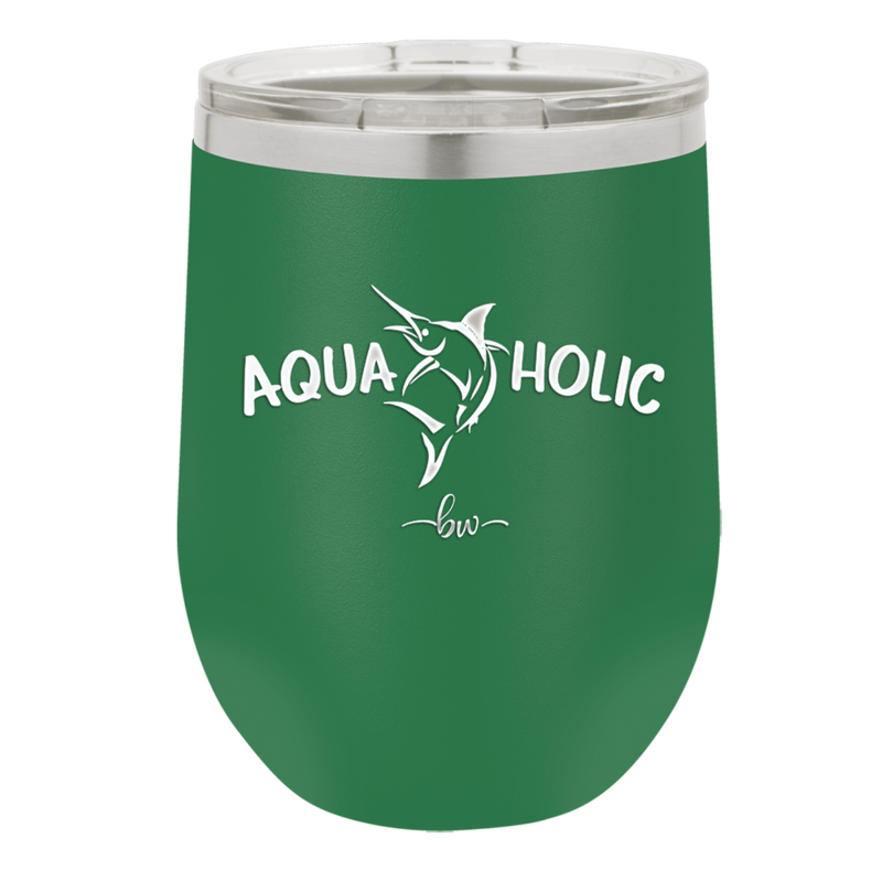 Aquaholic - Laser Engraved Stainless Steel Drinkware - 1108 -