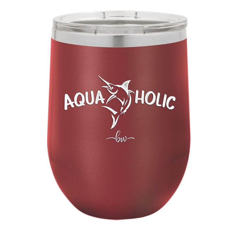 Aquaholic - Laser Engraved Stainless Steel Drinkware - 1108 -