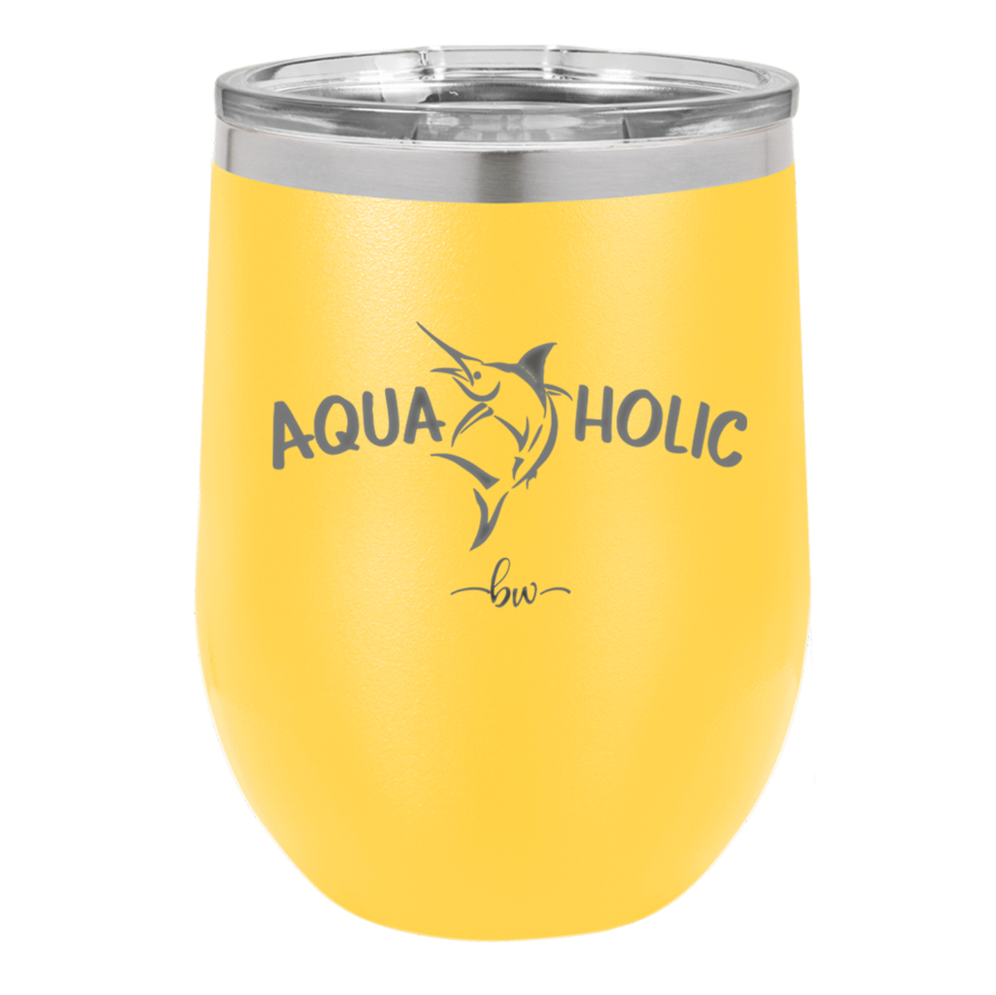 Aquaholic - Laser Engraved Stainless Steel Drinkware - 1108 -
