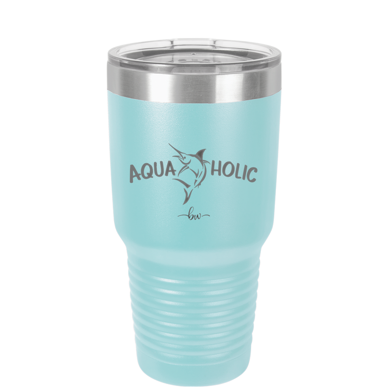 Aquaholic - Laser Engraved Stainless Steel Drinkware - 1108 -