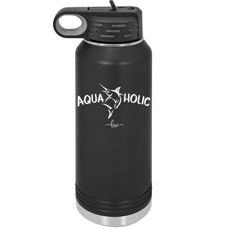 Aquaholic - Laser Engraved Stainless Steel Drinkware - 1108 -