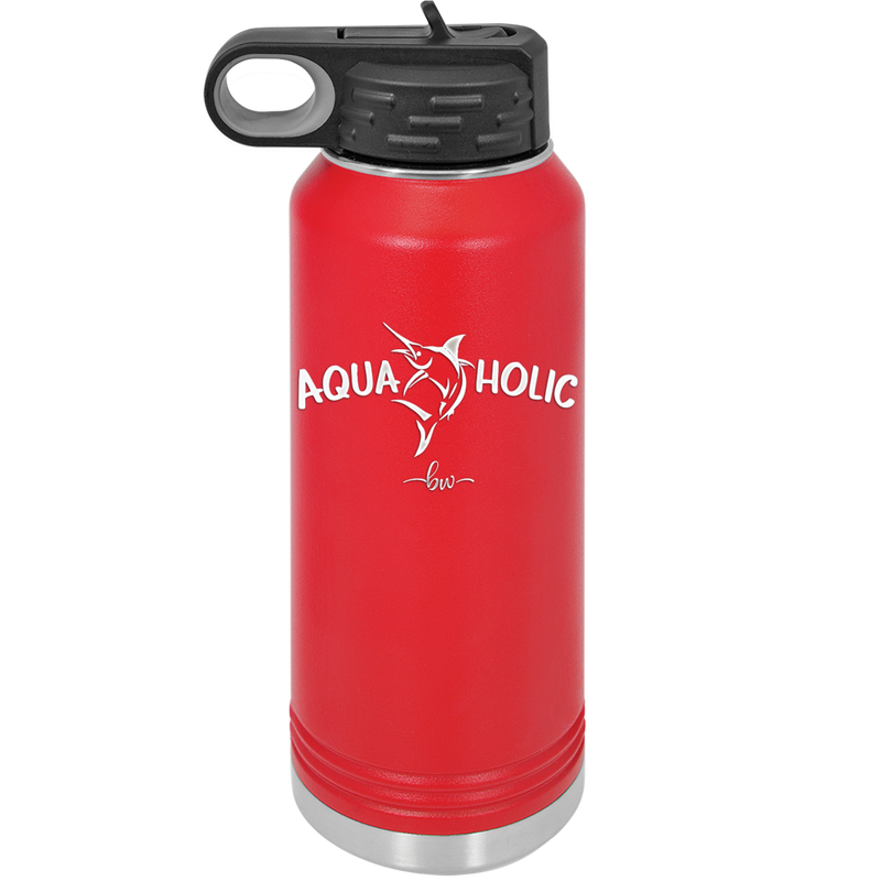 Aquaholic - Laser Engraved Stainless Steel Drinkware - 1108 -
