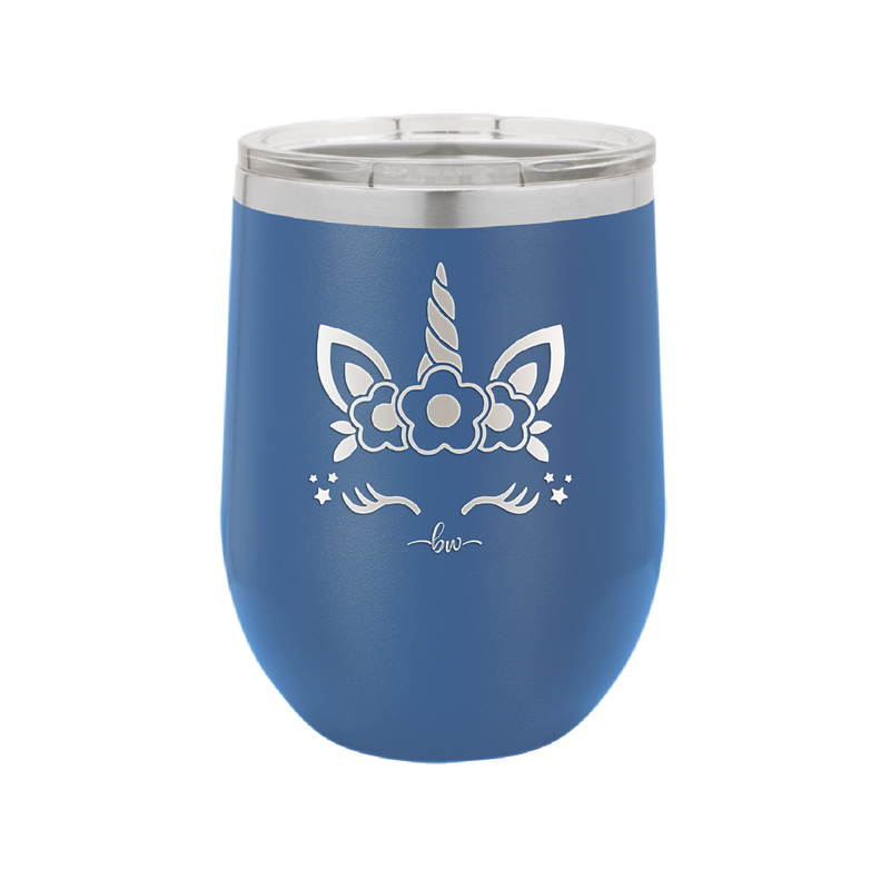 Unicorn Face - Laser Engraved Stainless Steel Drinkware - 1109 -