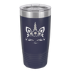 Unicorn Face - Laser Engraved Stainless Steel Drinkware - 1109 -