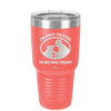 I'm Only Talking to My Dog Today - Laser Engraved Stainless Steel Drinkware - 1110 -