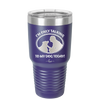 I'm Only Talking to My Dog Today - Laser Engraved Stainless Steel Drinkware - 1110 -