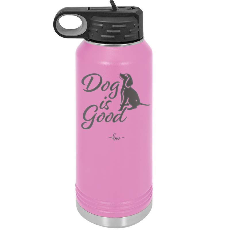Dog is Good - Laser Engraved Stainless Steel Drinkware - 1111 -