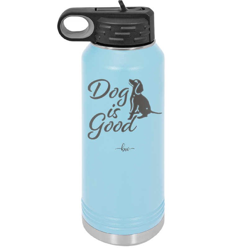 Dog is Good - Laser Engraved Stainless Steel Drinkware - 1111 -