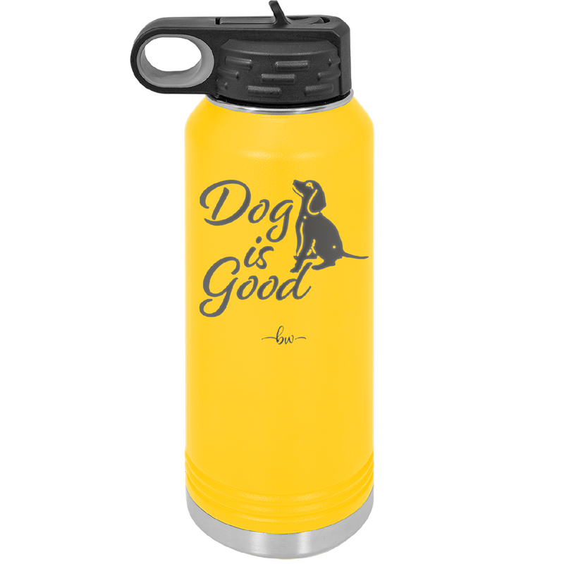 Dog is Good - Laser Engraved Stainless Steel Drinkware - 1111 -