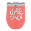 Happy Camper - Laser Engraved Stainless Steel Drinkware - 1125 -