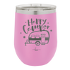 Happy Camper - Laser Engraved Stainless Steel Drinkware - 1125 -