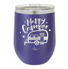 Happy Camper - Laser Engraved Stainless Steel Drinkware - 1125 -