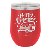 Happy Camper - Laser Engraved Stainless Steel Drinkware - 1125 -