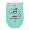 Happy Camper - Laser Engraved Stainless Steel Drinkware - 1125 -