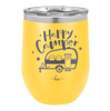 Happy Camper - Laser Engraved Stainless Steel Drinkware - 1125 -