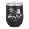 My Happy Place Camping - Laser Engraved Stainless Steel Drinkware - 1126 -
