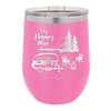 My Happy Place Camping - Laser Engraved Stainless Steel Drinkware - 1126 -