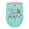 My Happy Place Camping - Laser Engraved Stainless Steel Drinkware - 1126 -