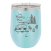 My Happy Place Camping - Laser Engraved Stainless Steel Drinkware - 1126 -