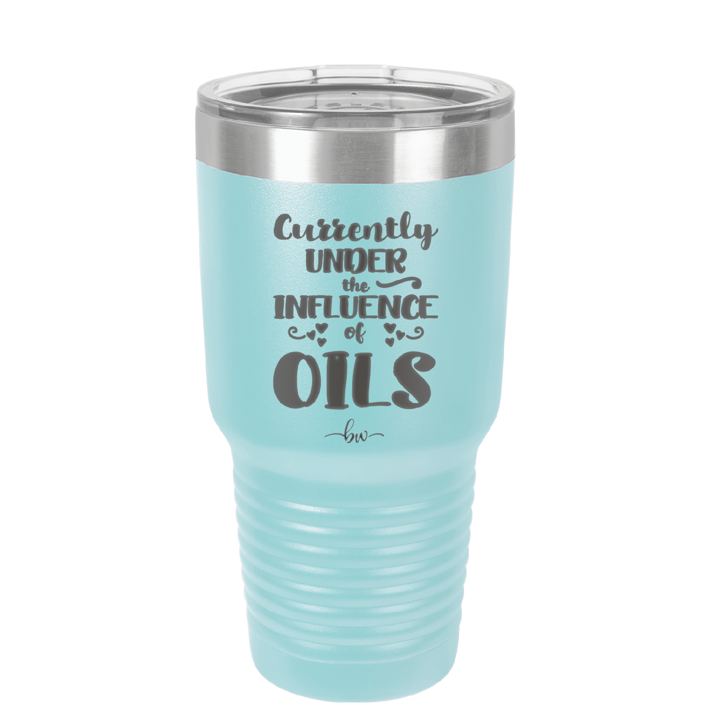 Currently Under the Influence of Oils - Laser Engraved Stainless Steel Drinkware - 1130 -