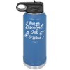 I Run on Essential Oils and Wine - Laser Engraved Stainless Steel Drinkware - 1131 -