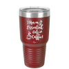 I Run on Essential Oils and Coffee - Laser Engraved Stainless Steel Drinkware - 1134 -
