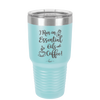 I Run on Essential Oils and Coffee - Laser Engraved Stainless Steel Drinkware - 1134 -
