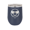 Smile Emoji with Sunglasses - Laser Engraved Stainless Steel Drinkware - 1136 -