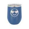 Smile Emoji with Sunglasses - Laser Engraved Stainless Steel Drinkware - 1136 -