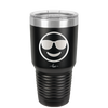 Smile Emoji with Sunglasses - Laser Engraved Stainless Steel Drinkware - 1136 -