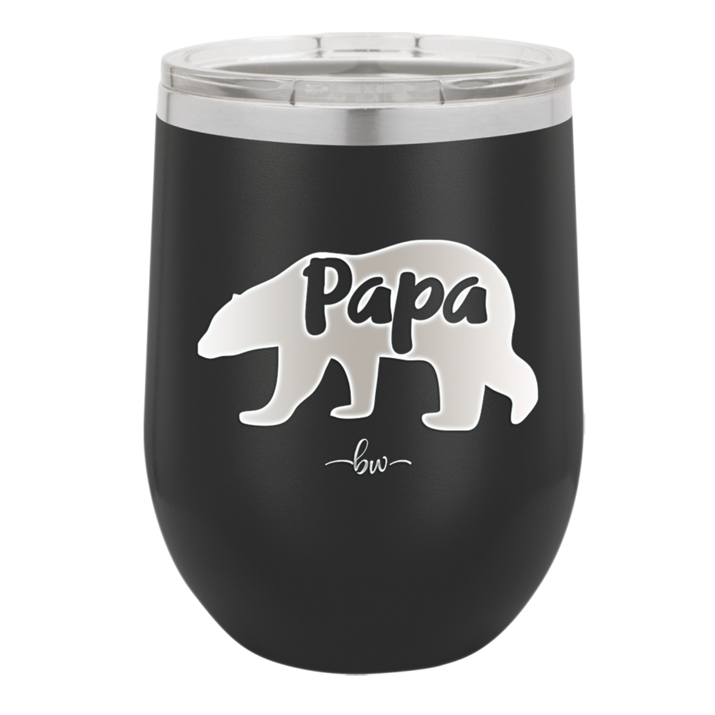 Papa Bear - Laser Engraved Stainless Steel Drinkware - 1140 -