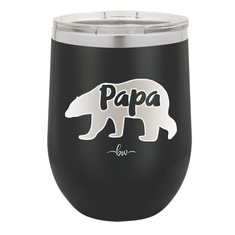 Papa Bear - Laser Engraved Stainless Steel Drinkware - 1140 -
