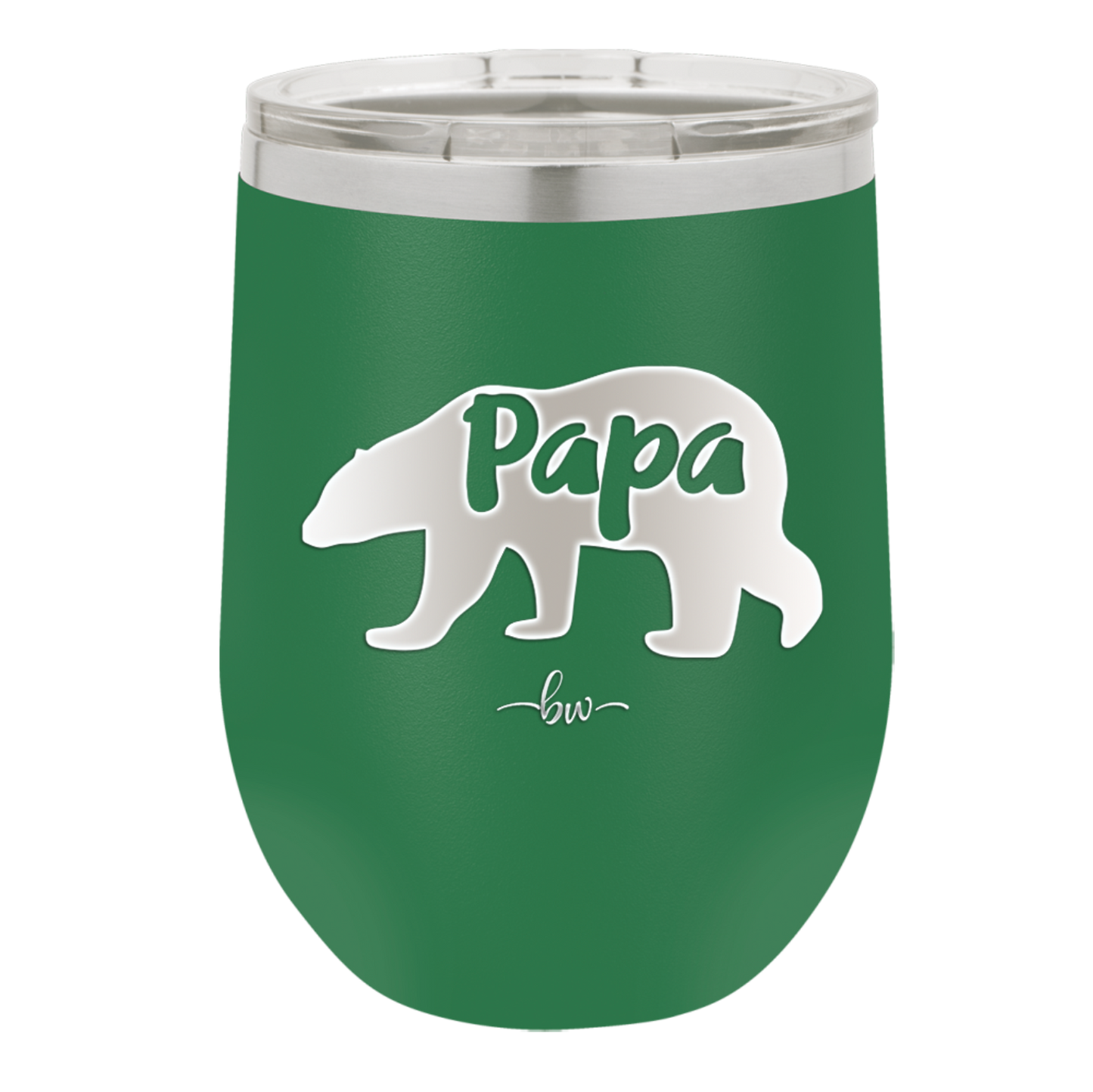 Papa Bear - Laser Engraved Stainless Steel Drinkware - 1140 -