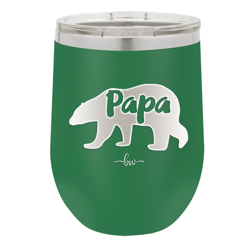 Papa Bear - Laser Engraved Stainless Steel Drinkware - 1140 -