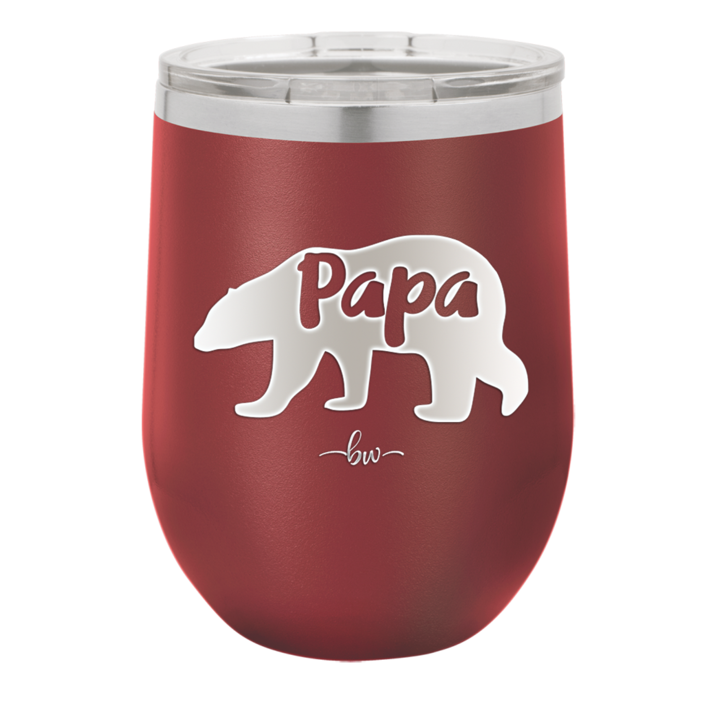 Papa Bear - Laser Engraved Stainless Steel Drinkware - 1140 -