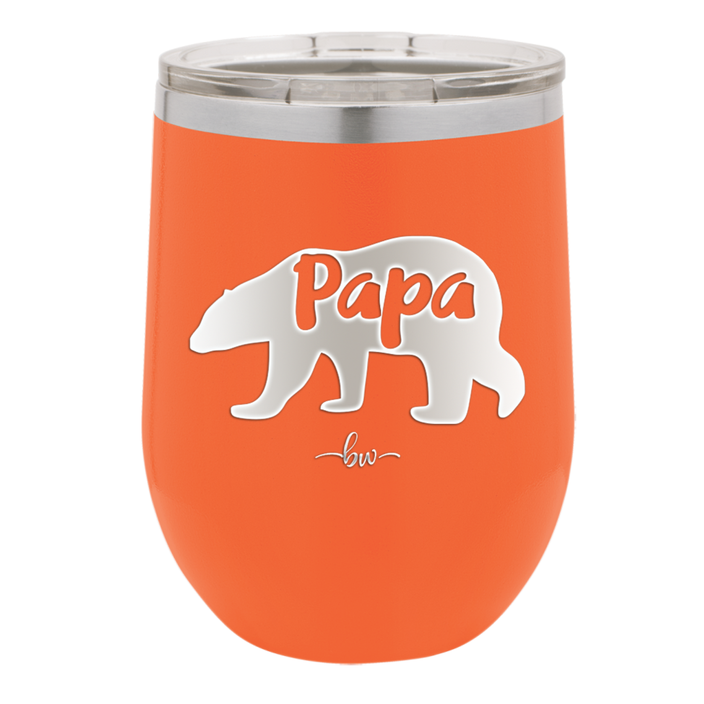 Papa Bear - Laser Engraved Stainless Steel Drinkware - 1140 -