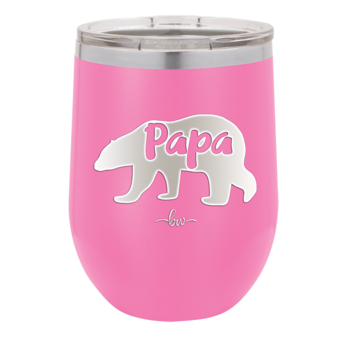 Papa Bear - Laser Engraved Stainless Steel Drinkware - 1140 -