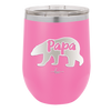 Papa Bear - Laser Engraved Stainless Steel Drinkware - 1140 -