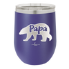 Papa Bear - Laser Engraved Stainless Steel Drinkware - 1140 -