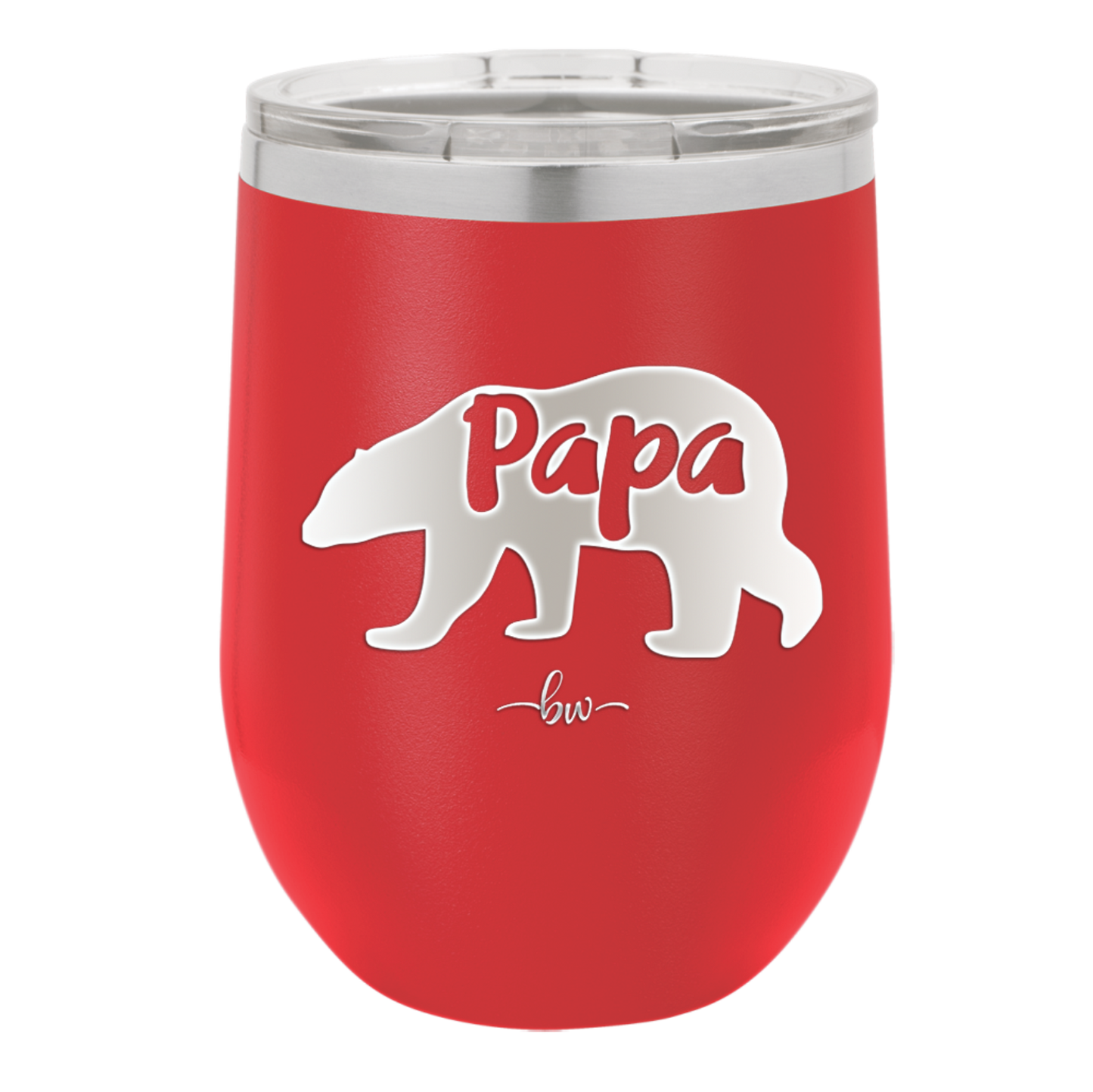 Papa Bear - Laser Engraved Stainless Steel Drinkware - 1140 -