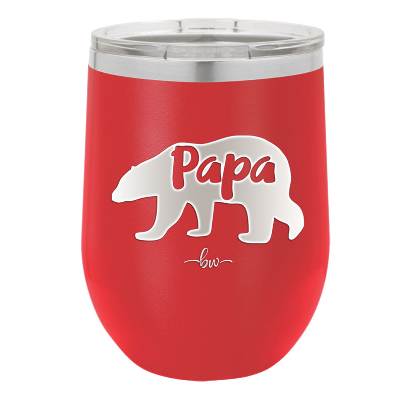 Papa Bear - Laser Engraved Stainless Steel Drinkware - 1140 -