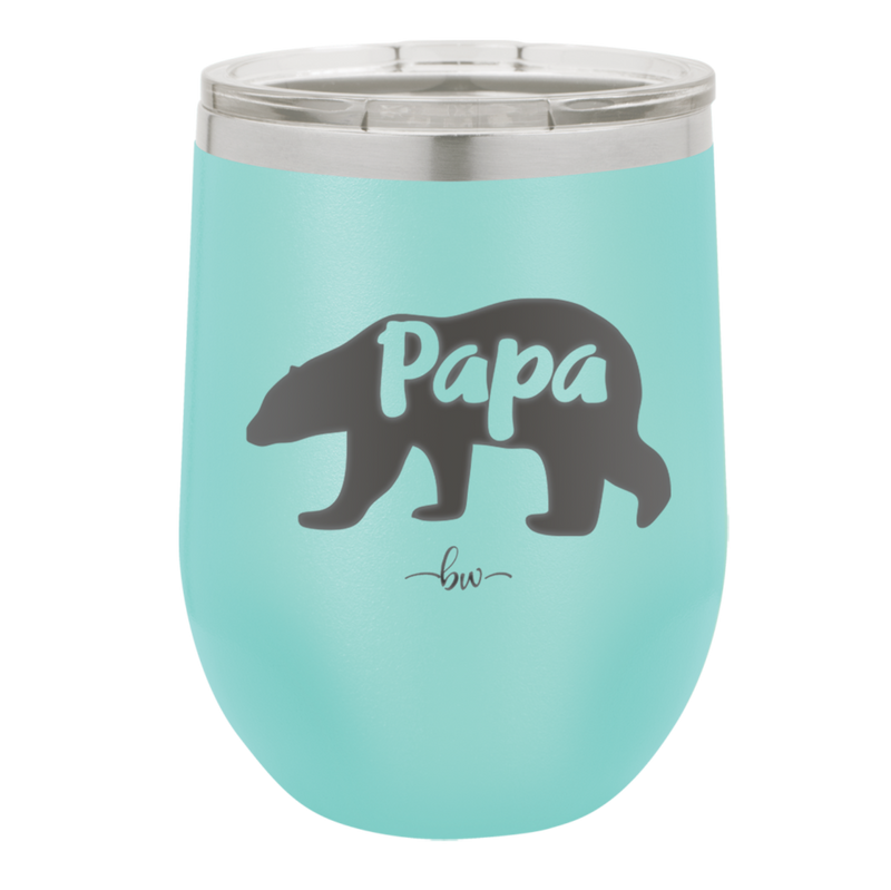 Papa Bear - Laser Engraved Stainless Steel Drinkware - 1140 -