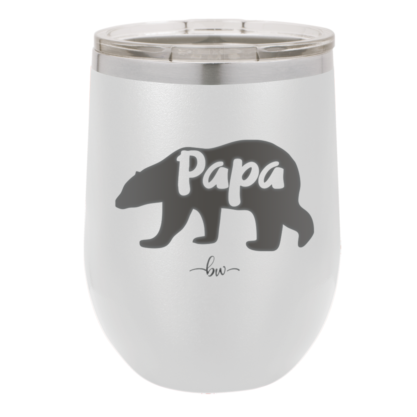 Papa Bear - Laser Engraved Stainless Steel Drinkware - 1140 -