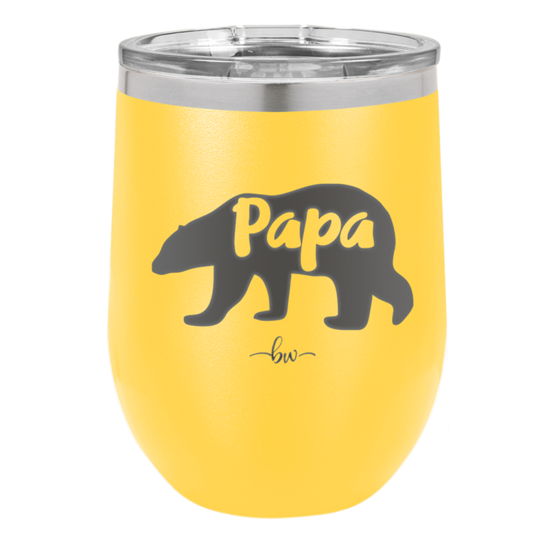 Papa Bear - Laser Engraved Stainless Steel Drinkware - 1140 -