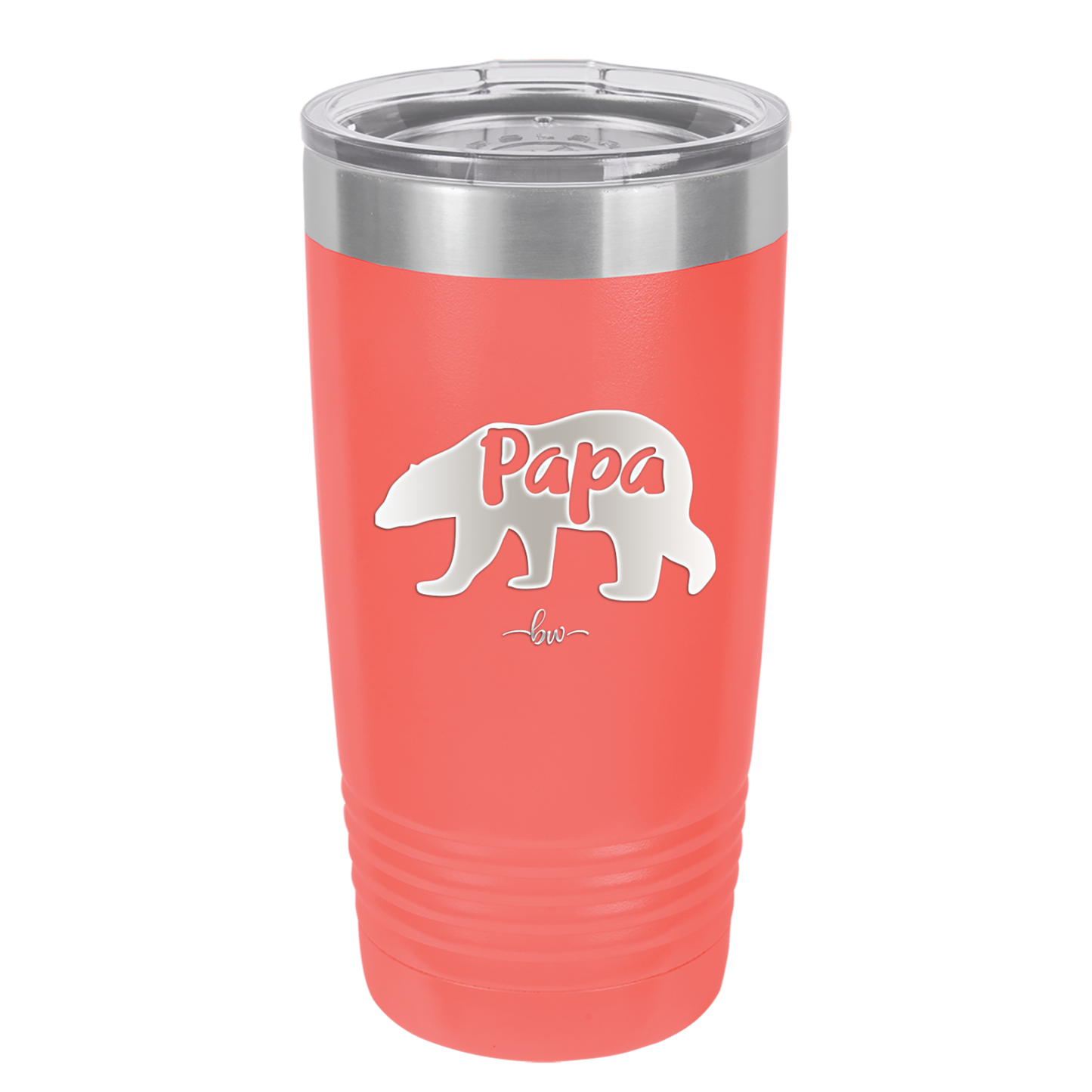 Papa Bear - Laser Engraved Stainless Steel Drinkware - 1140 -